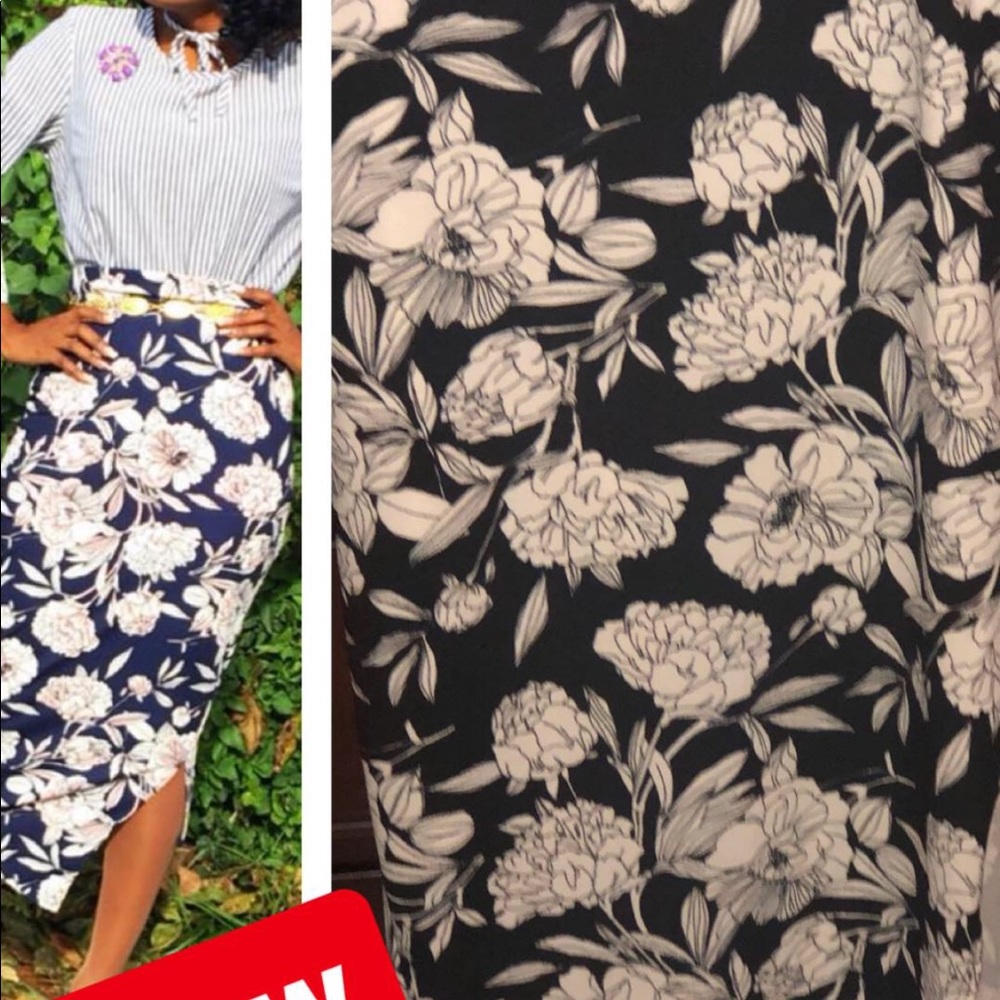 Floral skirt
